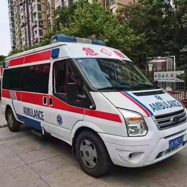 新蔡长途救护车护送病人返乡